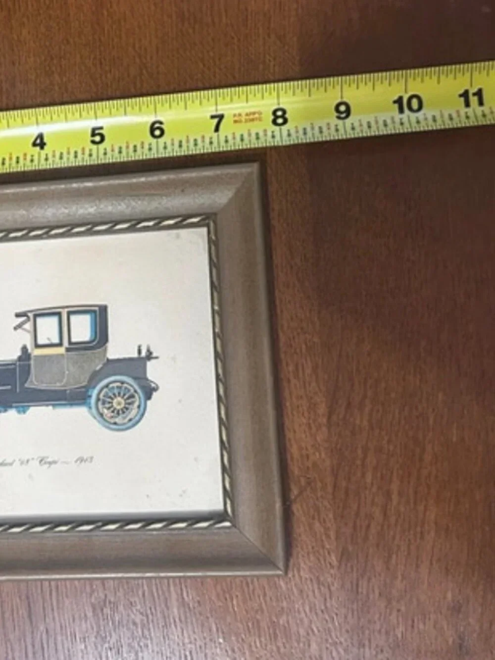 vintage car print